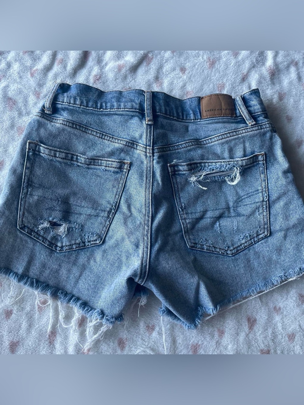 Ripped Denim Shorts - Picture 3 of 3